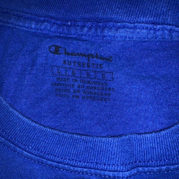 blue champion tee - Picture 3 of 3